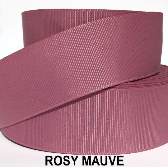 1 Color Solid Grosgrain Ribbon Bulk Wholesale