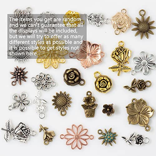 Assorted Metal Charms for Scrapbooking - 100g