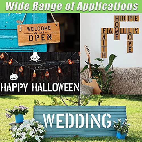 42-Piece 2-Inch Letter and Number Stencils