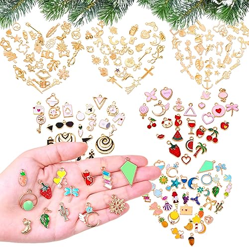 200 Assorted Charms for DIY Jewelry Making