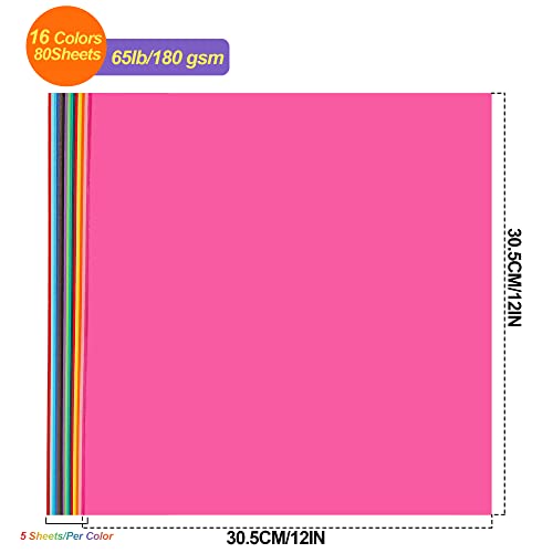 Cardstock Book for Crafts and DIY Cards - 12x12 inch