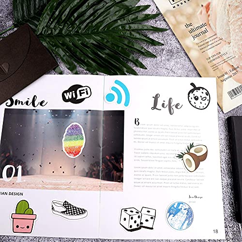 Set of 400 Cute Waterproof Vsco Stickers for Scrapbooking