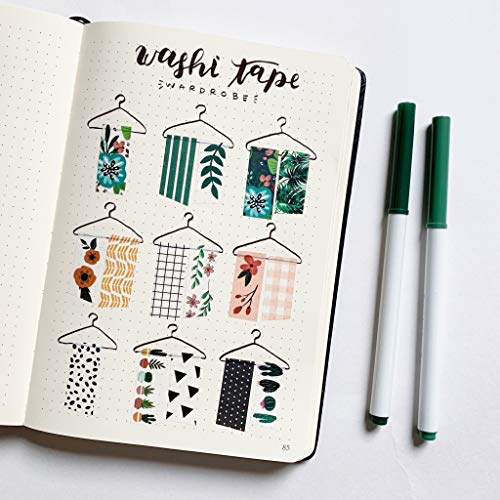 Colorful Washi Tape Set for Scrapbooking & DIY Crafts