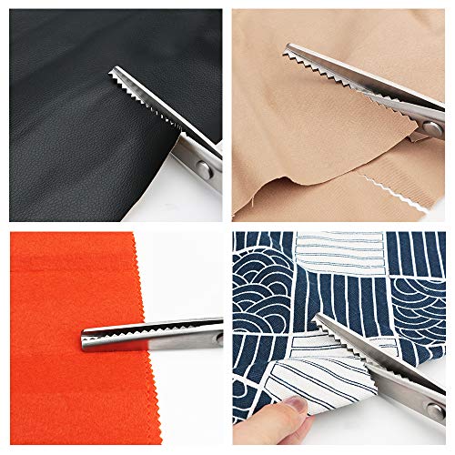 9 Inch Black Zig Zag Pinking Shears