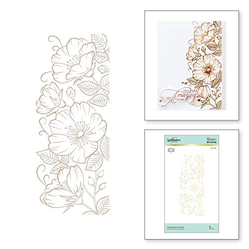 Becca Feeken Glimmer Hot Foil Plate Set - Sweet Blooms Border