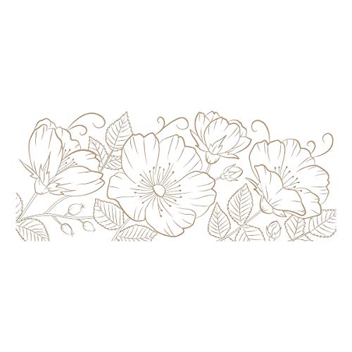 Becca Feeken Glimmer Hot Foil Plate Set - Sweet Blooms Border
