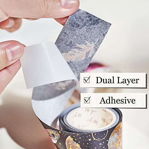 Azalea Bloom Wide Washi Tape, Watercolor Floral Design