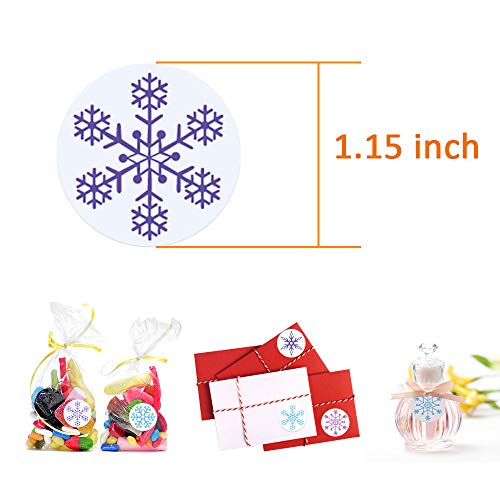 450 Snowflake Stickers - Christmas/Winter Decor/Craft Supplies