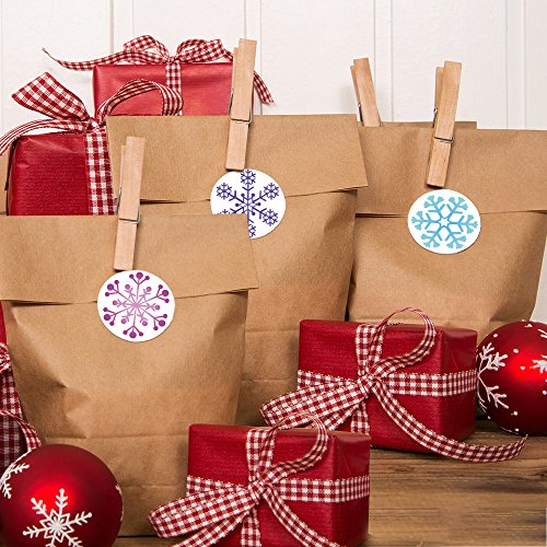 450 Snowflake Stickers - Christmas/Winter Decor/Craft Supplies