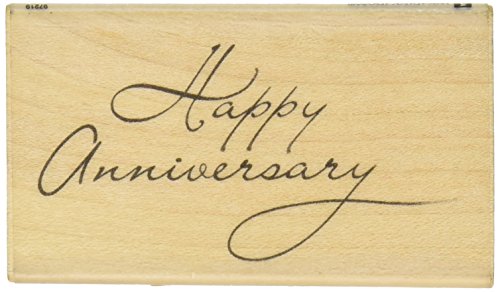Happy Anniversary' Rubber Stamp for Scrapbooking