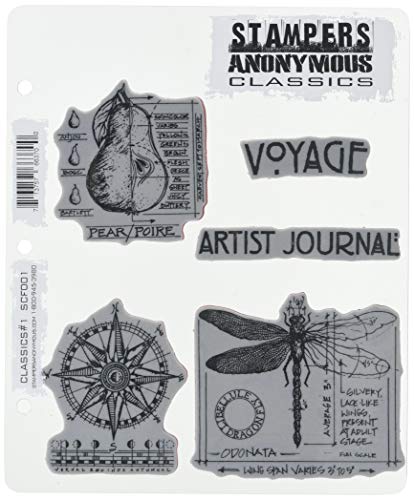 Timeless Cling Rubber Stamp Set by Stampers Anonymous