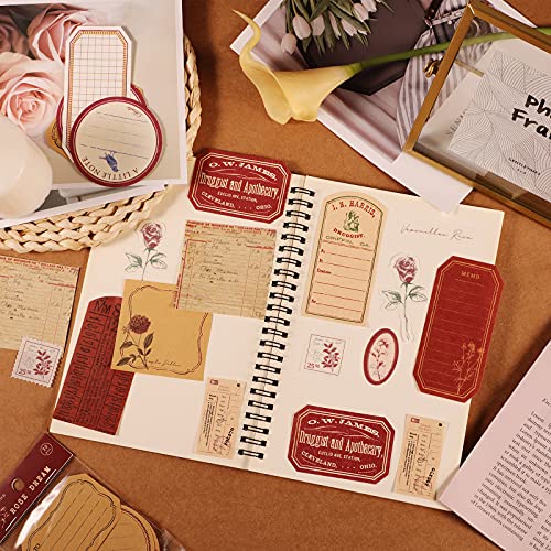 180 Vintage Scrapbook Stickers for DIY Crafts