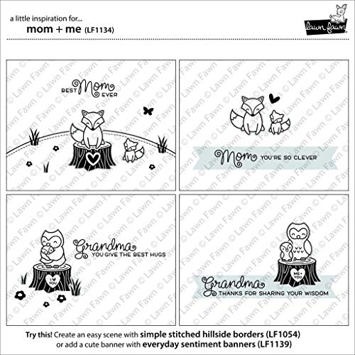 Lawn Fawn Clear Stamps: Mom + Me