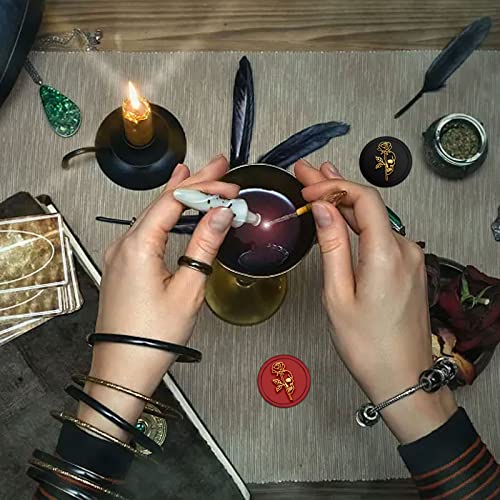 Skull Flower Wax Seal Stamp for Scrapbooking