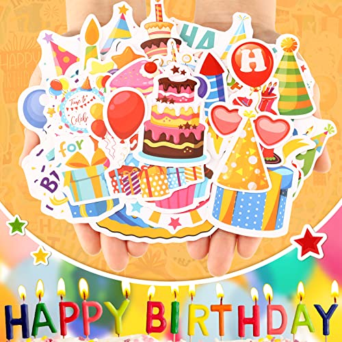 100pcs Birthday Scrapbook Cardstock Die Cuts - DIY Embellishments