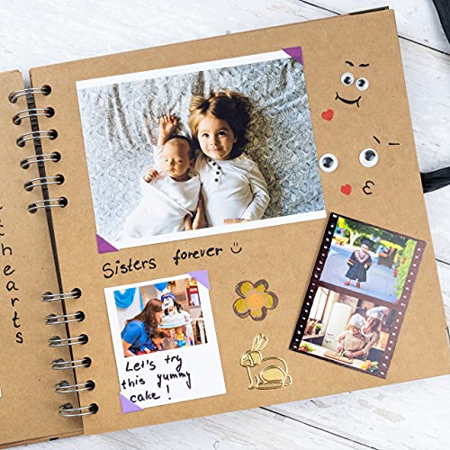 Bstorify 8x8 Scrapbook Album – 60 Pages