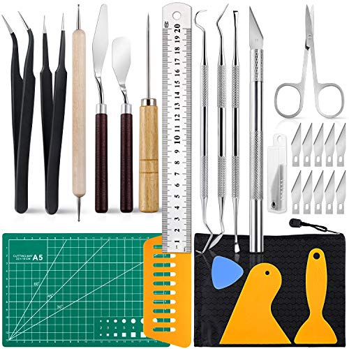 28-Piece Vinyl Weeding Tools Kit for Scrapbooking