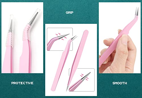 Purple Craft Tweezers for Scrapbooking & Vinyl