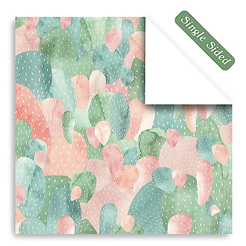 24 Designs 6x6 Scrapbook Paper Pad-Cactus