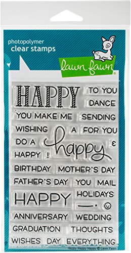Lawn Fawn Happy Happy Happy Clear Stamps