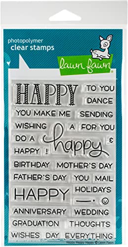 Lawn Fawn Happy Happy Happy Clear Stamps