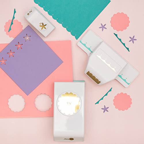 Scalloped Circles Punches for Scrapbooking and Crafts