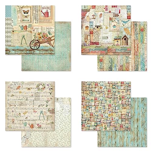 Stamperia Intl Multi-Colored Scrapbooking Paper (10 Pack)