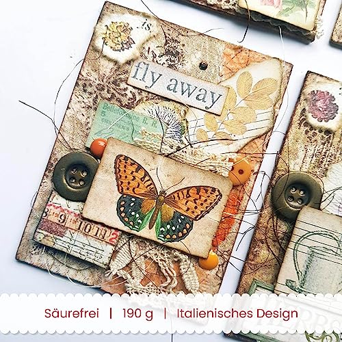 Stamperia Intl Multi-Colored Scrapbooking Paper (10 Pack)