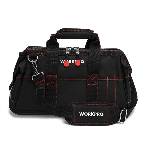 Wide Mouth Tool Storage Bag with Waterproof Base