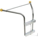 Height Adjustable Ladder Stabilizer with Surface Protection