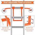 Heavy Duty Ladder Stabilizer with Roof Hook