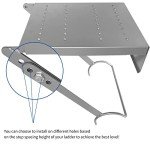 Anti-Slip Ladder Stabilizer with Work Platform