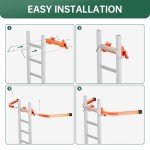 VallisCo Heavy Duty Ladder Stabilizer with Roof Hook
