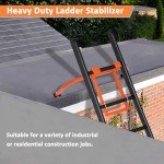 Heavy Duty Ladder Stabilizer with Roof Hook