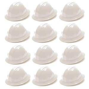 Pyramex White Hard Hat with Ratchet Suspension