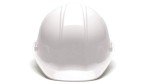 Pyramex White Hard Hat with 4-Point Suspension