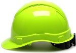 Pyramex Ridgeline Vented Hard Hat - Hi-Vis Lime