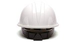 Pyramex White Hard Hat with 4-Point Suspension