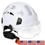 Reflective Vented Hard Hat for Construction Safety