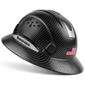GREEN DEVIL Vented Hard Hat with Custom Design