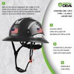 GREEN DEVIL Vented Hard Hat with Custom Design