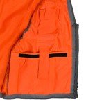 Orange X-Large Heavy Duty Engineer Vest with Pockets