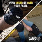 Klein Tools Lightweight Padded Knee Pads, Black