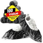 Premium Waterproof Disposable Shoe Covers - 100 Pack