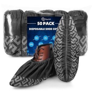 Disposable Non-Slip Boot Covers - 50 Pack