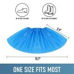 Buself Disposable Non-Slip Shoe Covers - 100 Pack