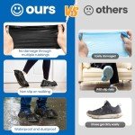 Premium Waterproof Disposable Shoe Covers - 100 Pack