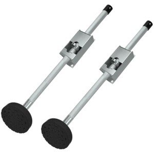 Adjustable Non-Slip Rubber Ladder Stabilizer Pair