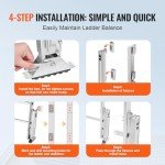 VEVOR Steel Ladder Leveling Tool for Uneven Ground