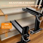 Adjustable Ladder Leveler for Stair Use